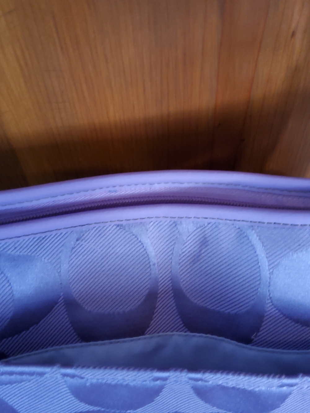 Coach Kyra Signature Crossbody Lavender Vintage VGUC F16550 - Picture 14 of 15
